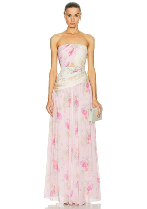 LoveShackFancy Pintil Dress in Garden Sunset - Pink. Size 4 (also in 0, 2).