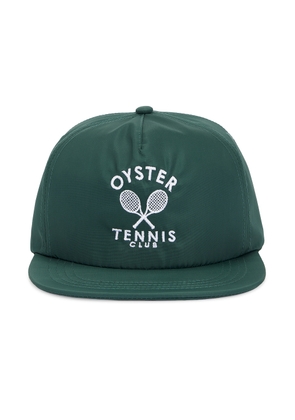 Oyster Tennis Club Members Hat in Green - Green. Size all.