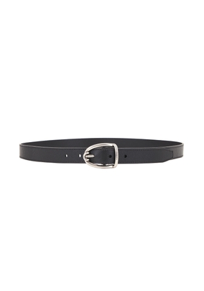 TOM FORD Angled Buckle Belt 23mm in Black - Black. Size 85 (also in 90, 95).