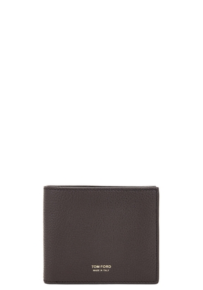 TOM FORD Bifold Wallet in Chocolate - Brown. Size all.