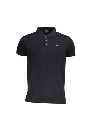 Norway 1963 Black Cotton Polo Shirt - M