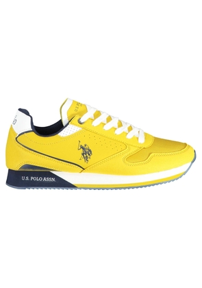 U.S. POLO ASSN. Bold Yellow Laced Sports Sneaker - EU44/US11