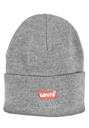 Levi's Chic Embroidered Logo Cap in Gray
