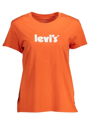 Levi's Chic Orange Logo Print Tee - L