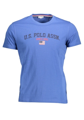 U.S. POLO ASSN. Classic Blue Crew Neck Cotton Tee - XL