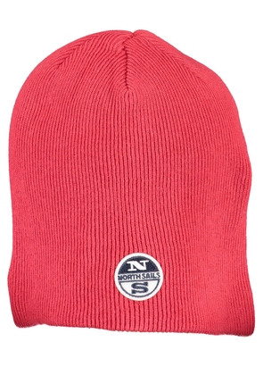 North Sails Chic Red Cotton Cap with Iconic Logo