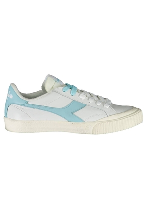 Diadora Chic White Lace-Up Sneakers with Contrasting Details - EU36/US6