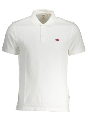 Levi's Classic White Cotton Polo Shirt - XL
