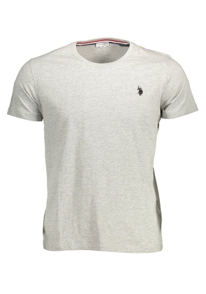 U.S. POLO ASSN. Essential Gray Embroidered Logo Tee - XXL