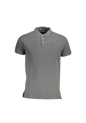 Norway 1963 Gray Cotton Polo Shirt - M