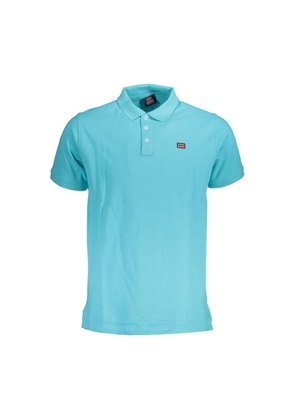 Norway 1963 Light Blue Cotton Polo Shirt - M