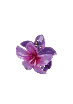 Emi Jay Midi Super Bloom Clip in Purple.