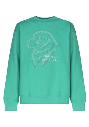 Fay 3D Dog Print Sweatshirt In Cotton