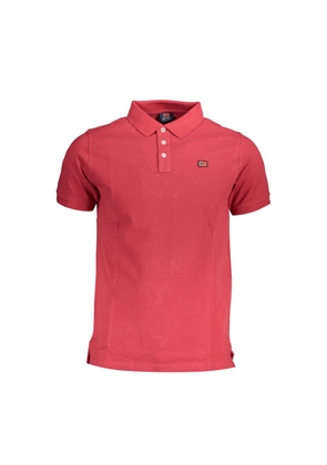Norway 1963 Red Cotton Polo Shirt - M