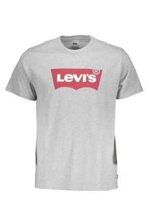 Levi's Sleek Gray Crew Neck Logo Tee - L