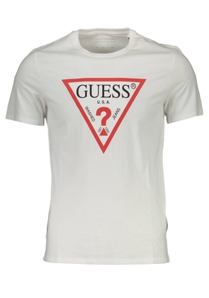 Guess Jeans Sleek Organic Slim-Fit Tee with Logo - XL