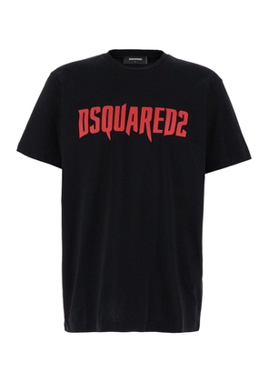 Dsquared2 Logo Printed Crewneck T-Shirt