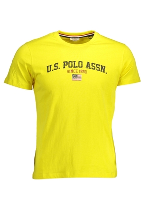 U.S. POLO ASSN. Sunny Yellow Crew Neck Logo Tee - XXL