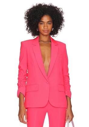 Generation Love Madison Crepe Blazer in Pink. Size S, XS.