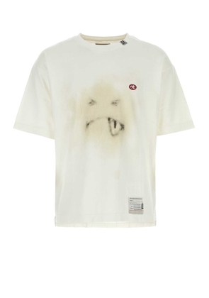 Mihara Yasuhiro White Cotton T-Shirt