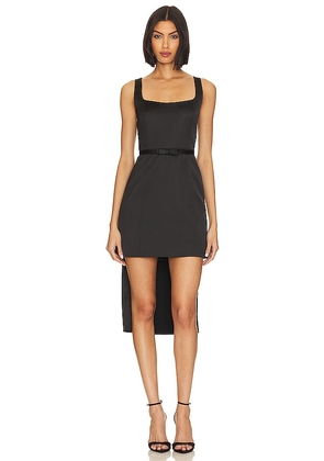 Alexis Montella Mini Dress With Cape in Black. Size XS.