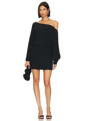 Alexis Katia Mini Dress in Black. Size XL.