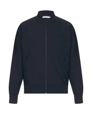 Calvin Klein Matte Bomber Jacket in Blue. Size M.