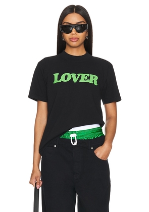 Bianca Chandon Lover Big Logo Shirt in Black. Size M, XL, XXL.