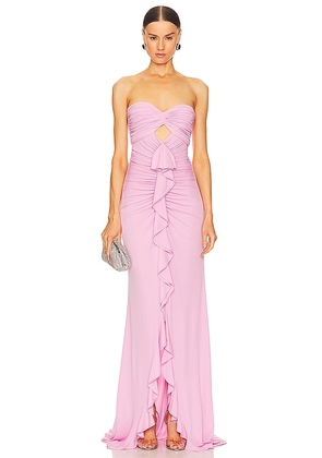Cinq a Sept Jenna Gown in Pink. Size 00, 10, 6, 8.