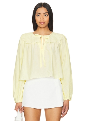 Ciao Lucia Jona Top in Yellow. Size XL.
