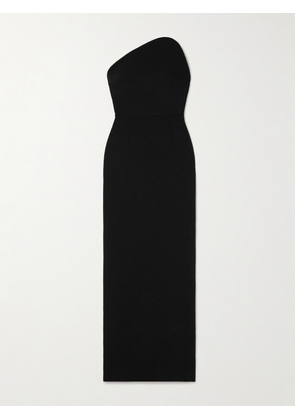 Solace London - Eve Strapless Crepe Gown - Black - UK 4,UK 6,UK 8,UK 10,UK 12,UK 14,UK 16