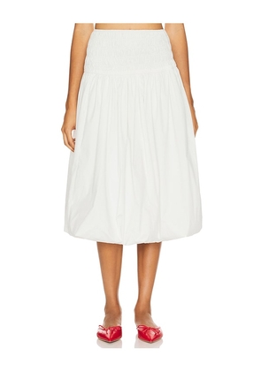 ASTR the Label Alani Skirt in White. Size M, S, XS.
