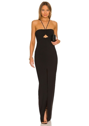 LIKELY Rocky Gown in Black. Size 2, 8.
