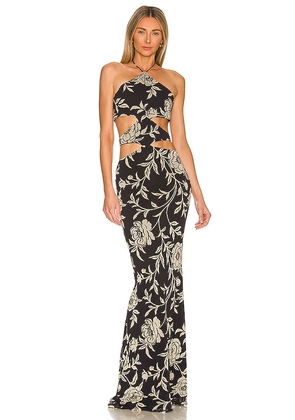 Katie May Sloane Gown in Black. Size XL.