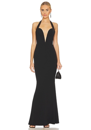 Katie May Maija Gown in Black. Size XS.