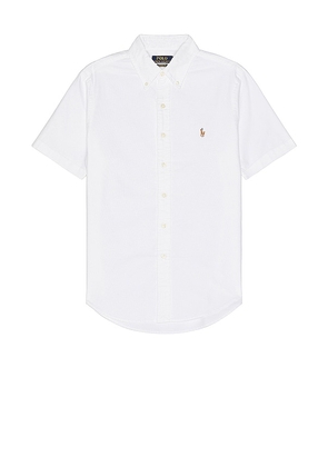 Polo Ralph Lauren Oxford Short Sleeve Shirt in White. Size XL/1X.
