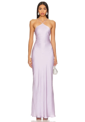 Line & Dot Kira Maxi Dress in Lavender. Size S.