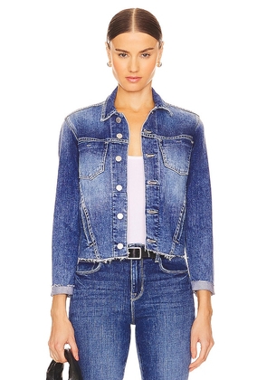 L'AGENCE Janelle Slim Jacket in Blue. Size XS, XXS.