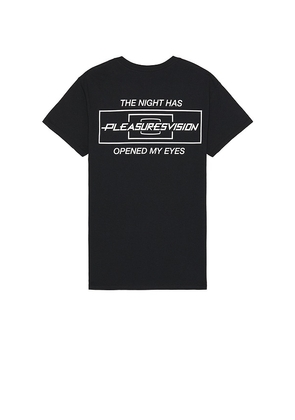 Pleasures Vision Pocket T-Shirt in Black. Size M, S, XL/1X.