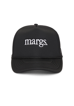 Motel Margarita Margs. Trucker Hat in Black.