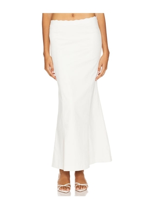 LOBA Lousada Skirt in Ivory. Size M, S, XL, XS, XXS.