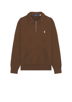 Polo Ralph Lauren Loopback Terry Sweater in Brown. Size M, S, XL/1X.