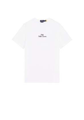Polo Ralph Lauren Graphic Tee in White. Size M, XL/1X.