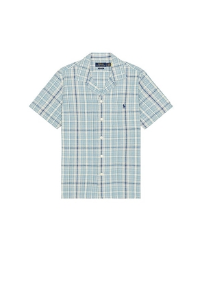 Polo Ralph Lauren Plain Weave Shirt in Blue. Size M, S, XL/1X.