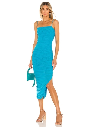 SNDYS Simone Dress in Blue. Size L, S, XL, XS.