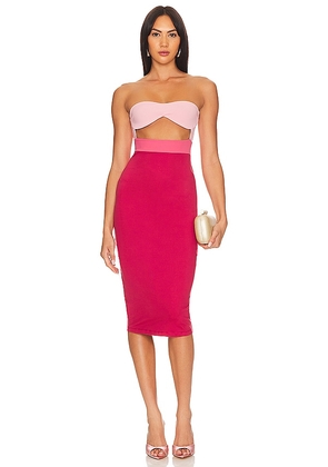 Susana Monaco Underwire Tube Dress in Pink. Size XL, XS.