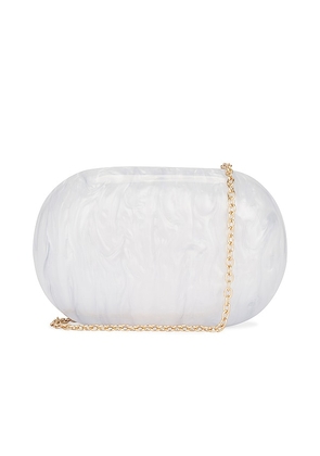 8 Other Reasons Pearl Clutch in White.