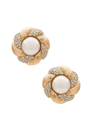 8 Other Reasons Pearl Stud Combo Earring in Ivory.