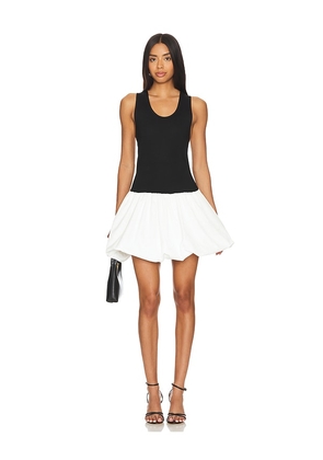 The Femm Teresa Dress in Black,White. Size S, XL, XS.