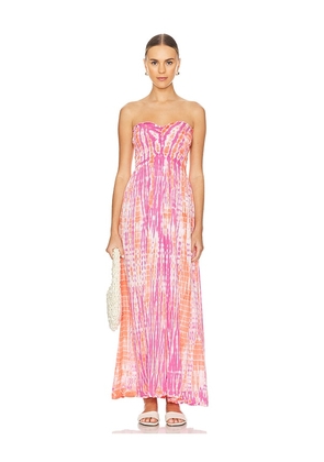 Tiare Hawaii Lanikai Maxi Dress in Pink. Size S/M.